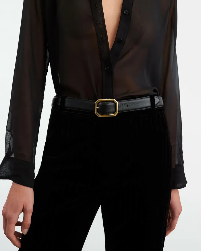 Belts and Accessories ANAIS BELT Black Nili Lotan Women