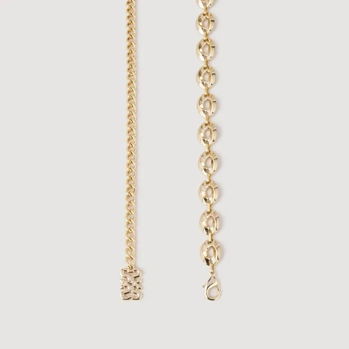 Belts Women SANDRO Chain Belt Gold