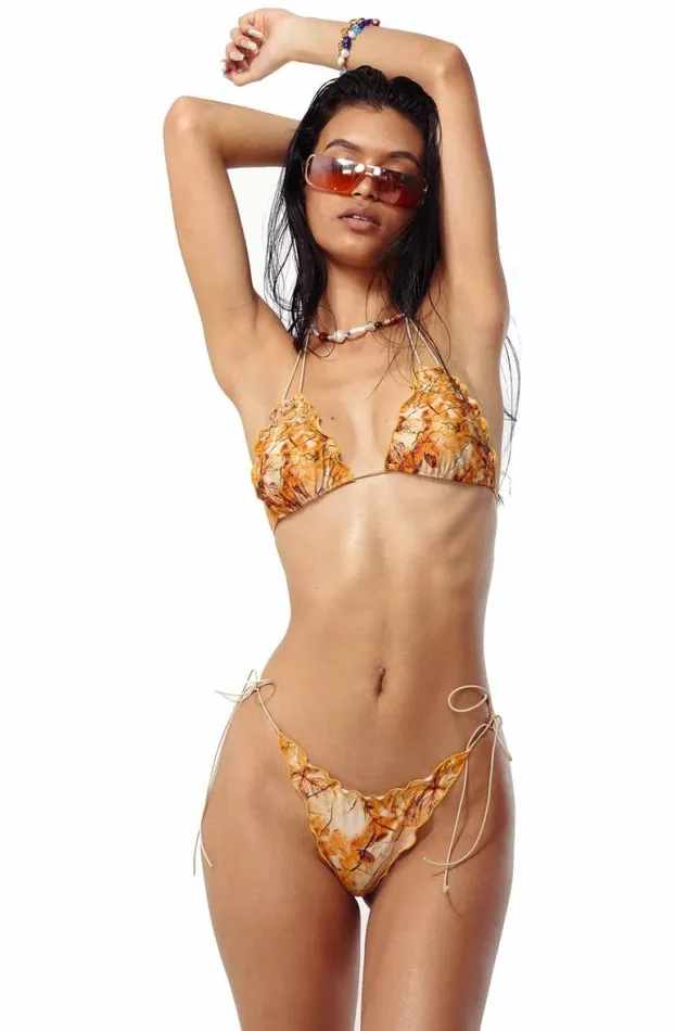 Bikini Bottoms Women Jaded London Willow Frill Bikini Bottoms