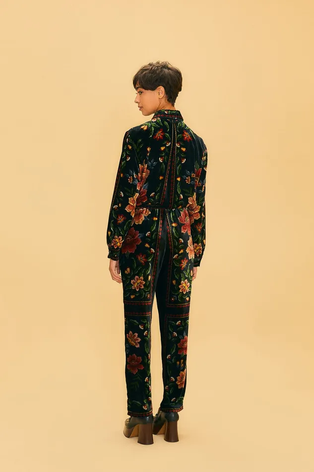 Black Macaws Garden Pants Women Farm Rio Pants