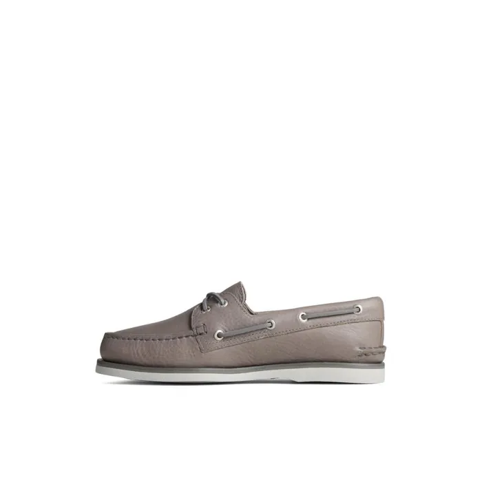 Boat Shoes Men Sperry Gold Cup Authentic Original Tumbled Boat Shoe Grey