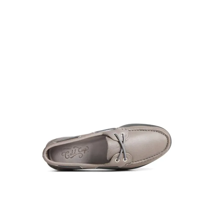 Boat Shoes Men Sperry Gold Cup Authentic Original Tumbled Boat Shoe Grey