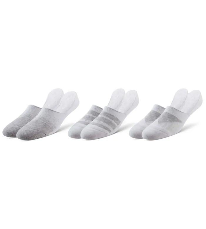 Bowo Cushion No Show White Socks 3 Pack Men Pair Of Thieves No Show
