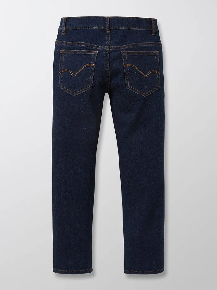Boys Cyrillus Clothing StraightLeg Jeans 6399 Bleu Fonce Uni