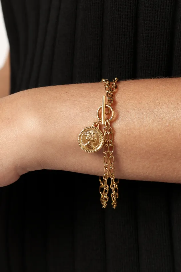 Bracelets Claire Bracelet 8211 Gold Gold petalandpup Women
