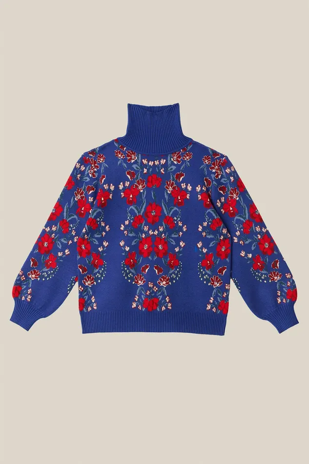 Butterflower Knit Sweater Women Farm Rio Sweaters and Sweatshirts