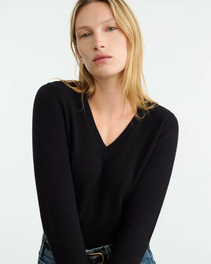 CAMELIA CASHMERE SWEATER Dark Navy Women Knits and Sweaters Nili Lotan