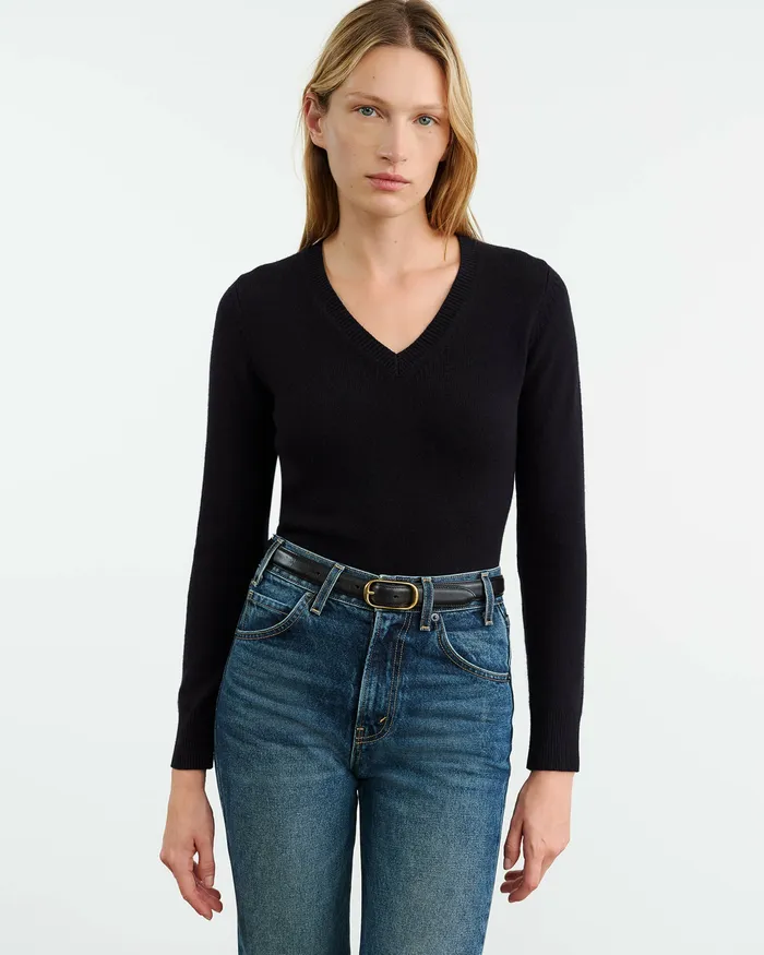 CAMELIA CASHMERE SWEATER Dark Navy Women Knits and Sweaters Nili Lotan