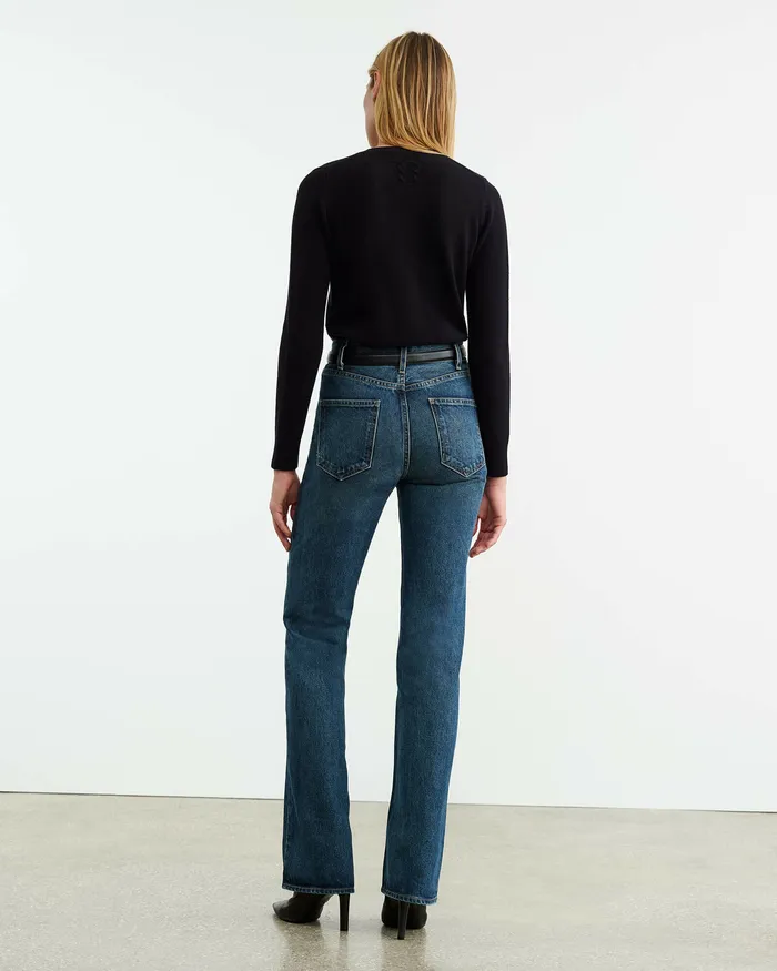 CAMELIA CASHMERE SWEATER Dark Navy Women Knits and Sweaters Nili Lotan