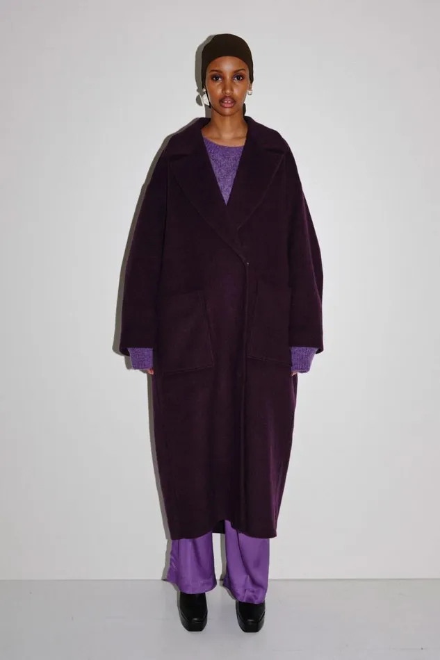 Carnie 8211 Patrician Purple Women Won Hundred Coats Jackets and Blazers