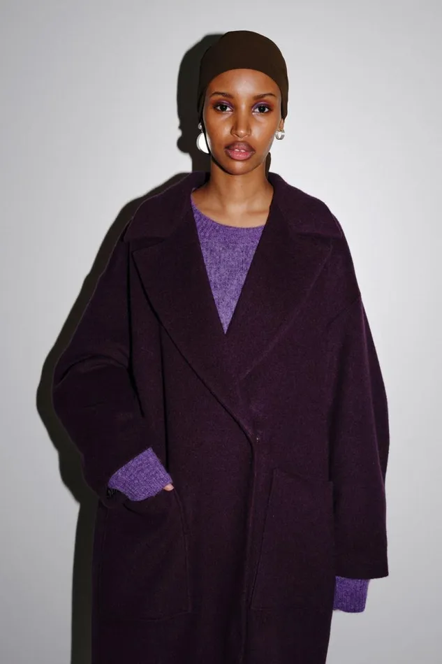 Carnie 8211 Patrician Purple Women Won Hundred Coats Jackets and Blazers