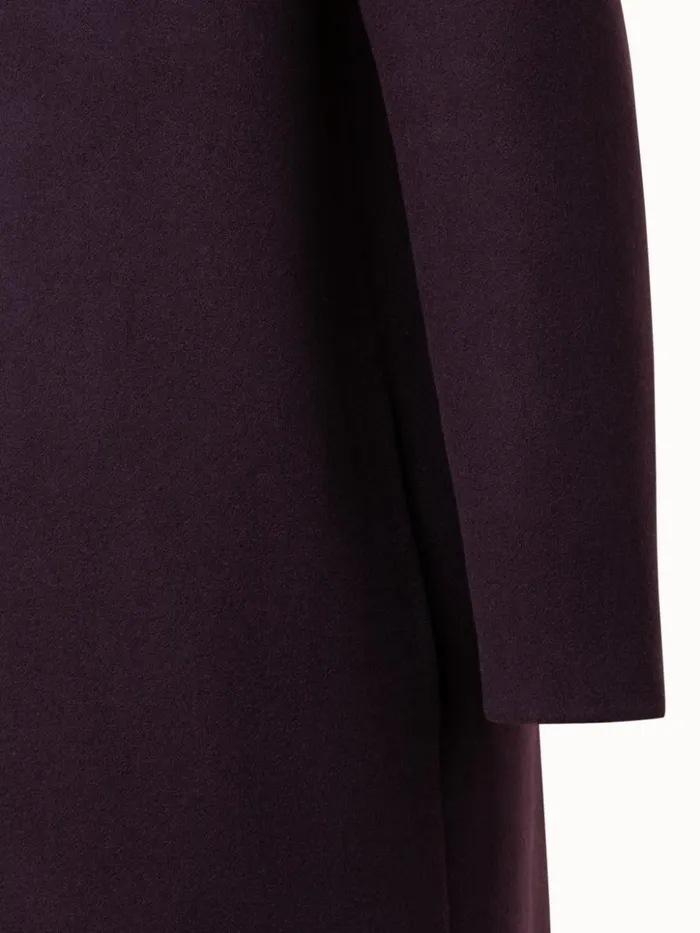 Cashmere DoubleFace Coat Blackberry Women Akris Coats