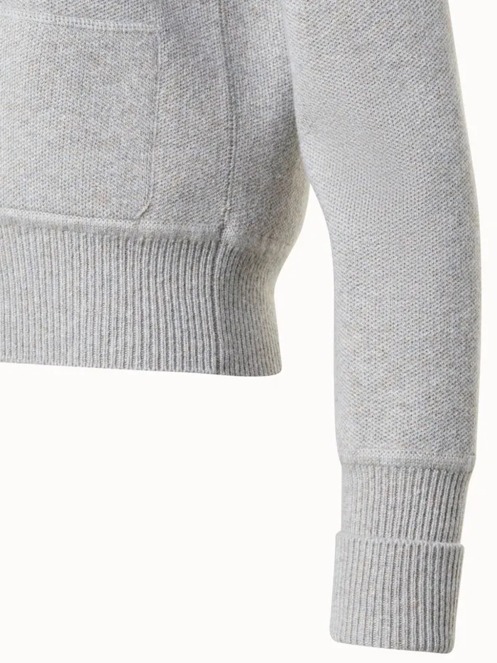 Cashmere Piqu Knit Cardigan Clay Women Akris Knitwear