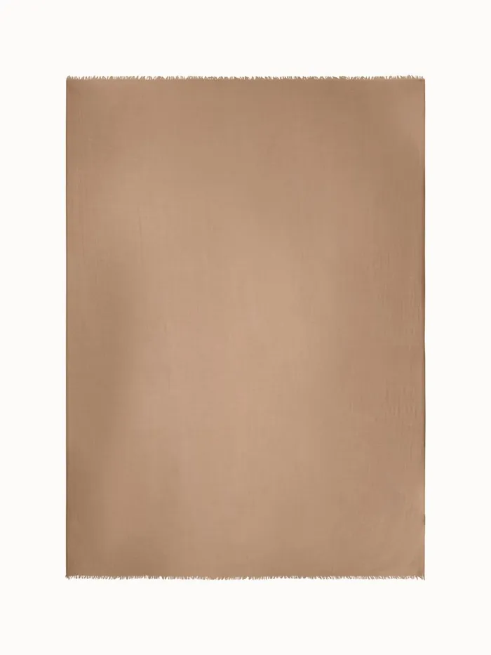 Cashmere Silk Scarf Chai Women Akris Cashmere