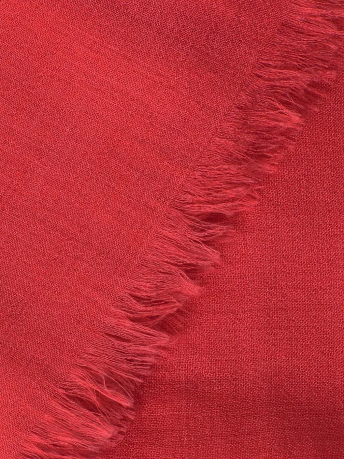 Cashmere Silk Scarf Red Women Akris Cashmere