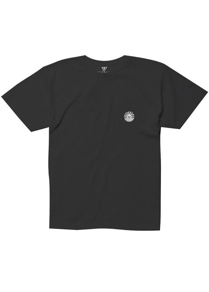 Clothing Vissla Youth Solar Spin Boys Tee Black Clothing Vissla Youth Solar Spin Boys Tee Black