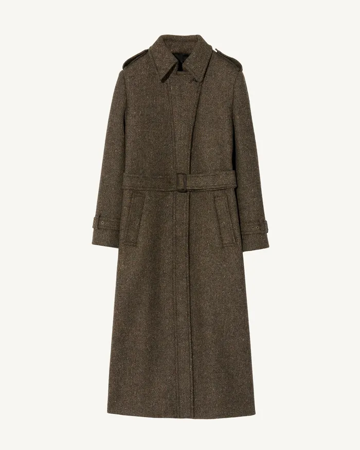 Coats and Outerwear ISABELLE TRENCH COAT Raven Donegal Nili Lotan Women