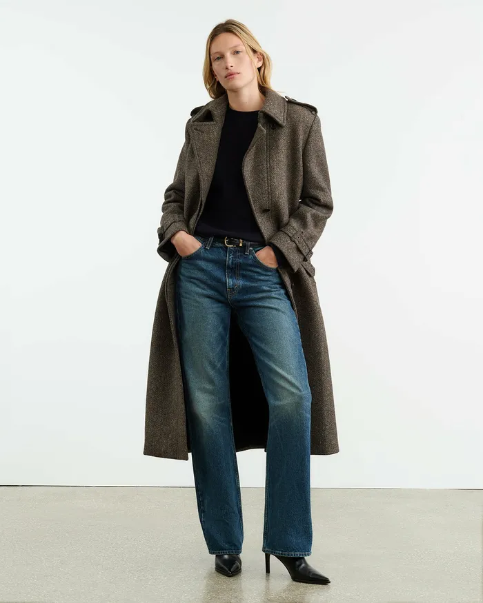 Coats and Outerwear ISABELLE TRENCH COAT Raven Donegal Nili Lotan Women