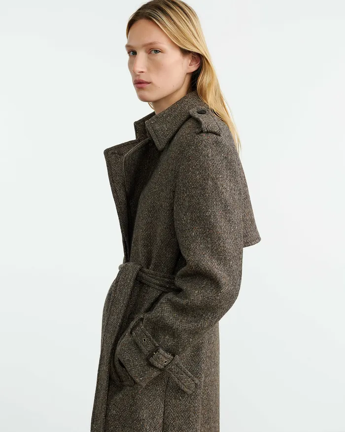 Coats and Outerwear ISABELLE TRENCH COAT Raven Donegal Nili Lotan Women
