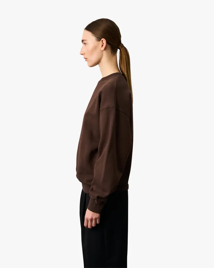 Colorfulstandard Crewneck Sweatshirts Women Organic Oversized Crew 8211 Honey Beige