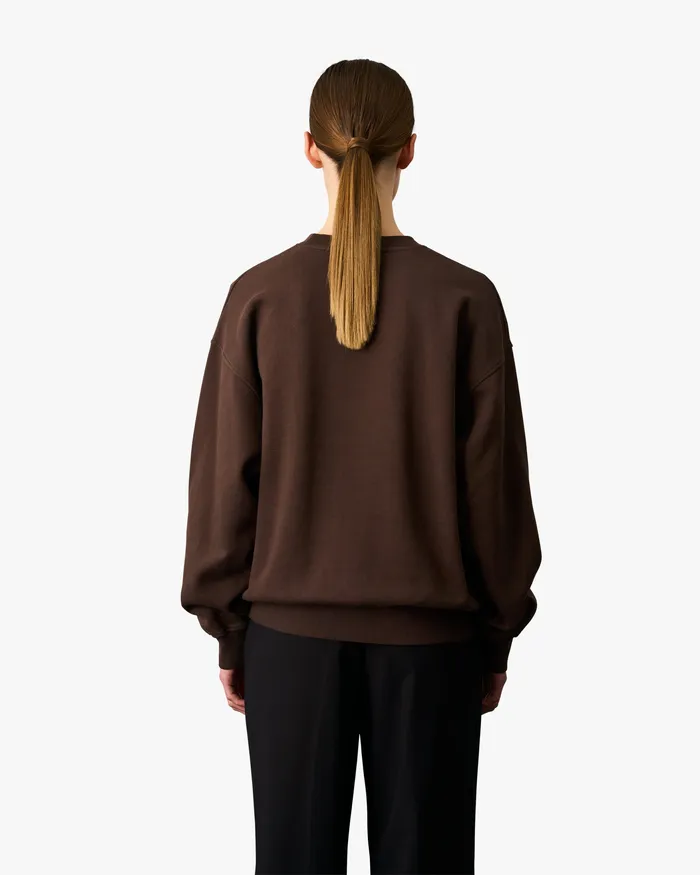 Colorfulstandard Crewneck Sweatshirts Women Organic Oversized Crew 8211 Honey Beige