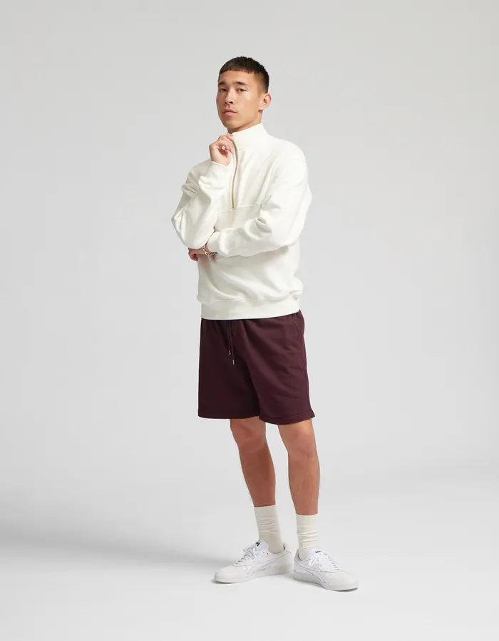 Colorfulstandard Quarter Zips Men Organic Quarter Zip 8211 Oxblood Red