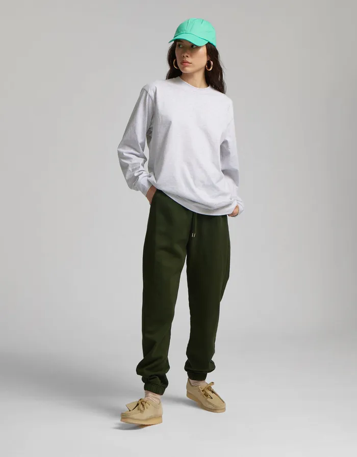 Colorfulstandard TShirts Women Oversized Organic LS TShirt 8211 Dusty Olive