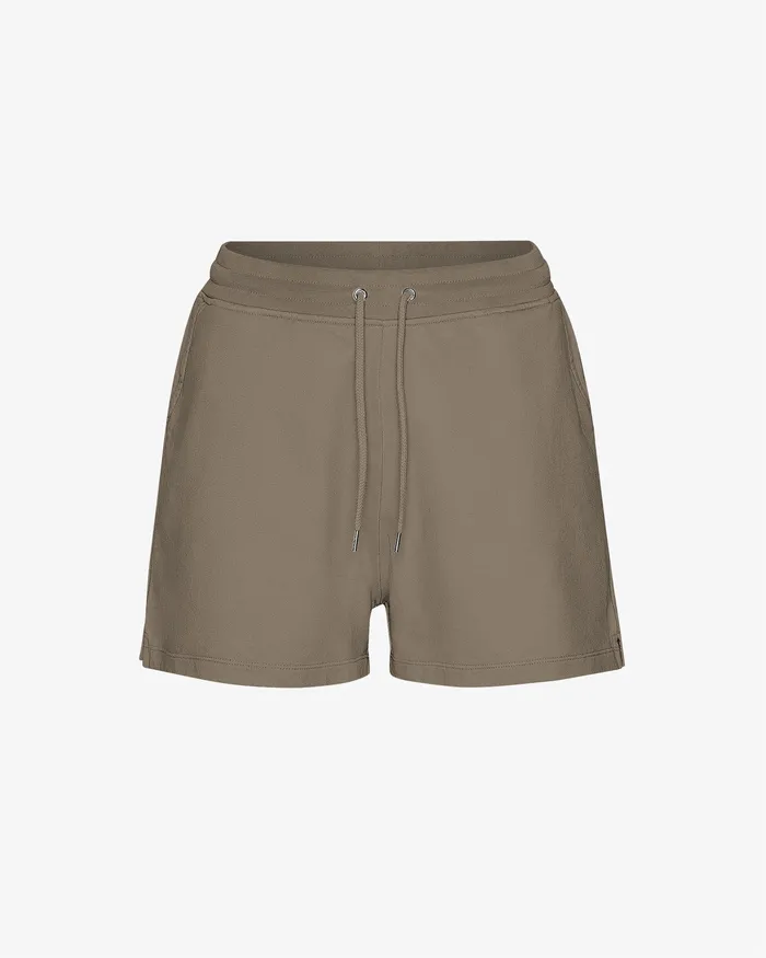 Colorfulstandard Women Organic Sweatshorts 8211 Cedar Brown Women Shorts