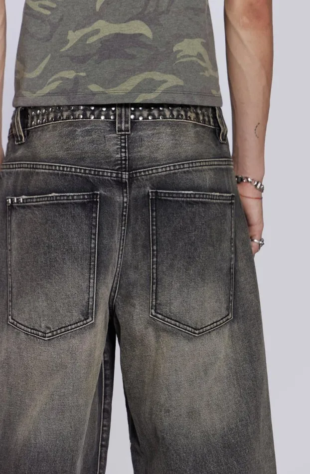 Colossus Jeans MenWomen Jaded London Stud Colossus Jeans