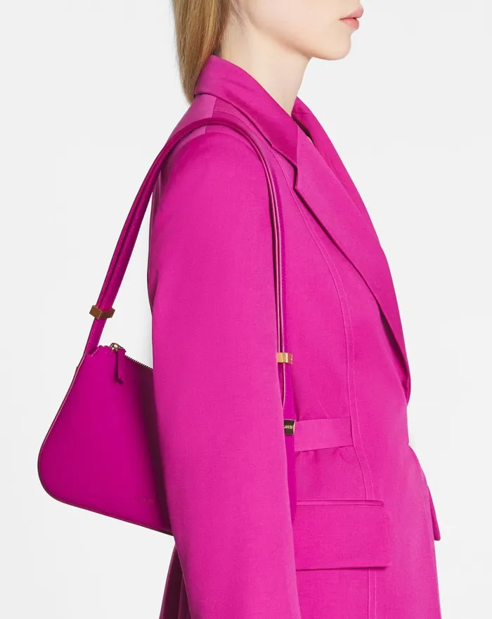 Concerto Baguette Leather Bag Fuchsia Women Lanvin Crossbody Bags and Shoulder Bags Concerto Baguette Leather Bag Fuchsia Women Lanvin Crossbody Bags and Shoulder Bags