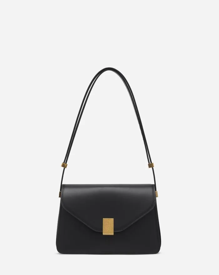 Concerto Leather Bag Black Women Lanvin Crossbody Bags and Shoulder Bags