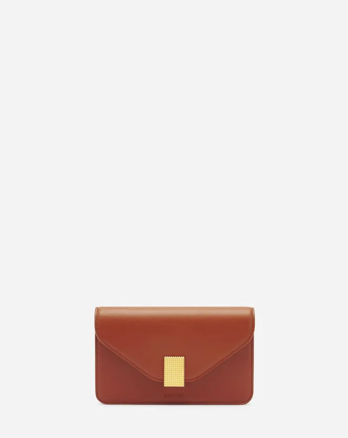 Concerto Leather Wallet Tan Women Lanvin Concerto