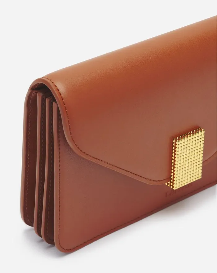 Concerto Leather Wallet Tan Women Lanvin Concerto