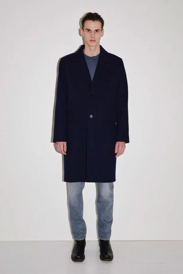 Corey Twill 8211 Dark Sapphire Men Won Hundred Coats and Jackets