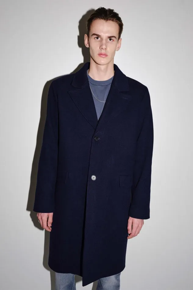 Corey Twill 8211 Dark Sapphire Men Won Hundred Coats and Jackets