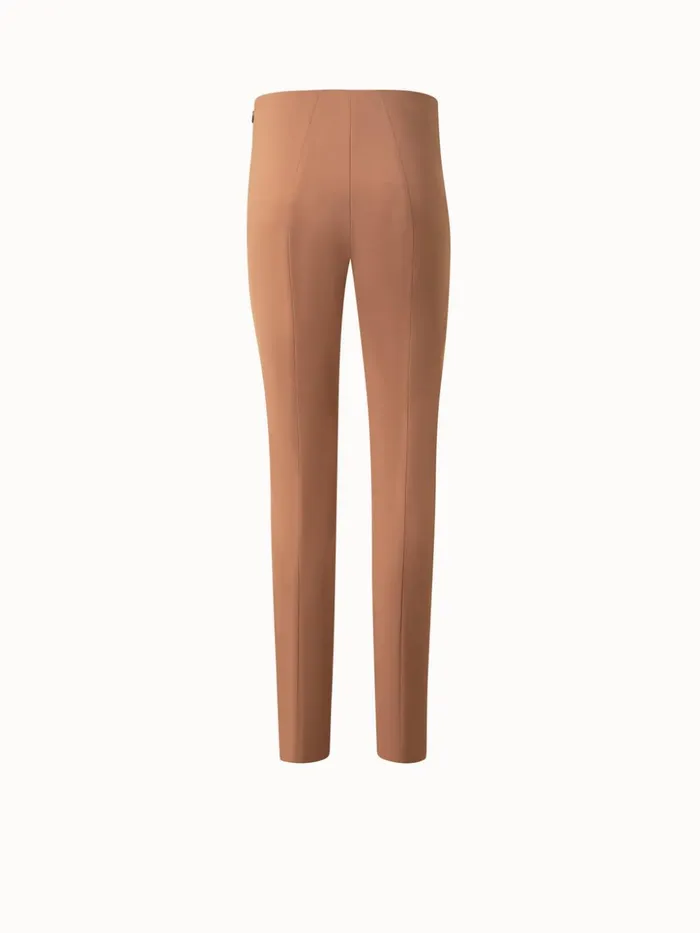Cotton Stretch Slim Pants Vicuna Women Akris Pants