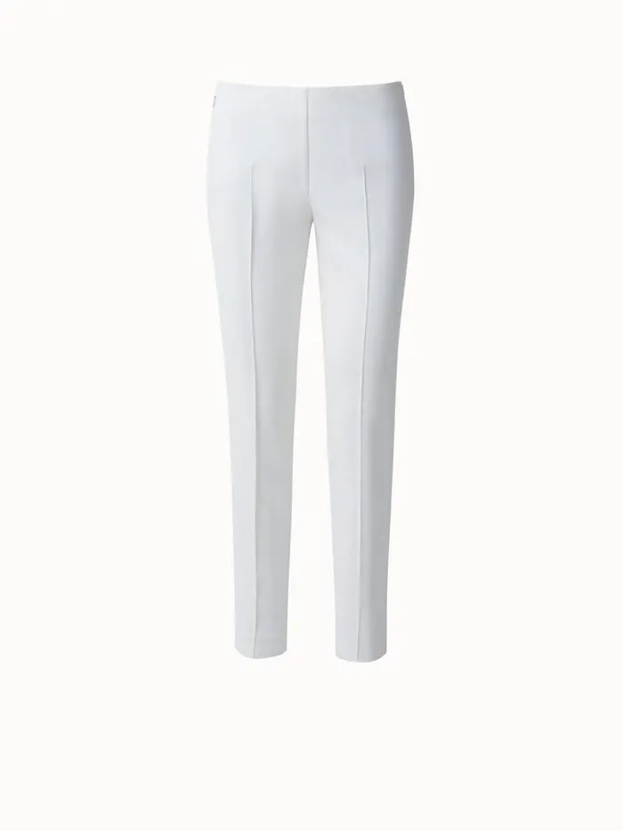 Cotton Techno Stretch Pants Offwhite Women Akris Pants