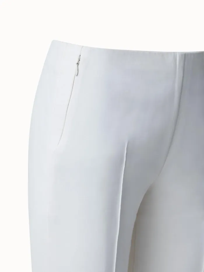 Cotton Techno Stretch Pants Offwhite Women Akris Pants