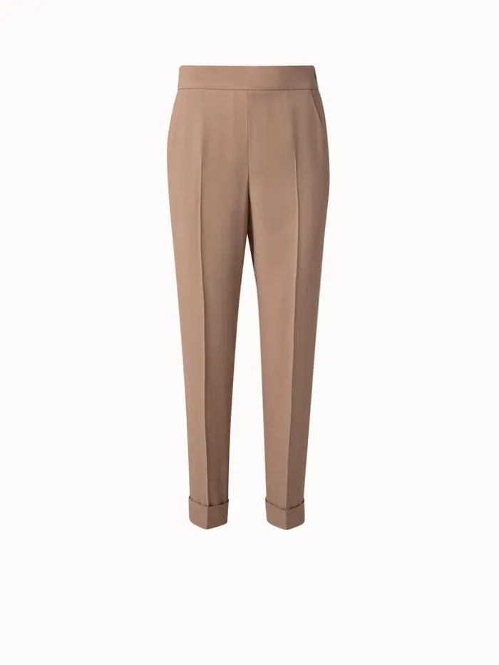 Crpe Tapered Pants Craft Women Akris Pants