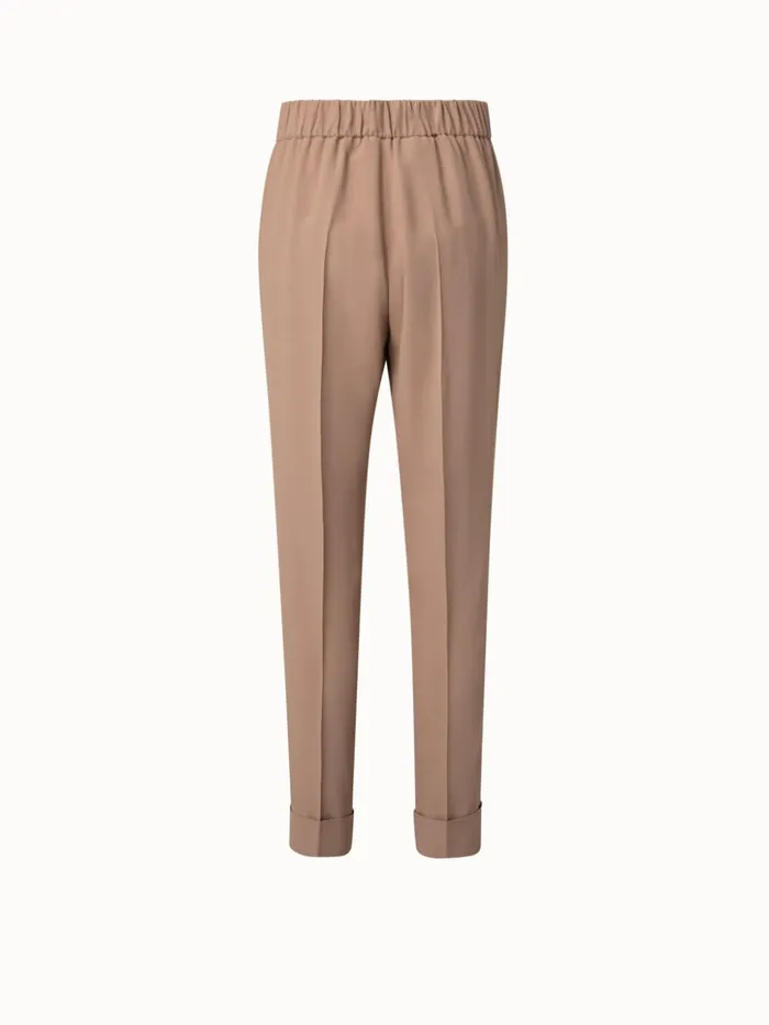 Crpe Tapered Pants Craft Women Akris Pants