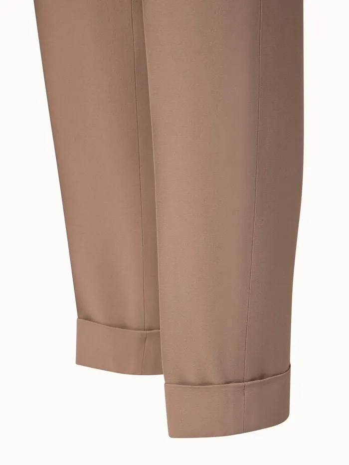 Crpe Tapered Pants Craft Women Akris Pants