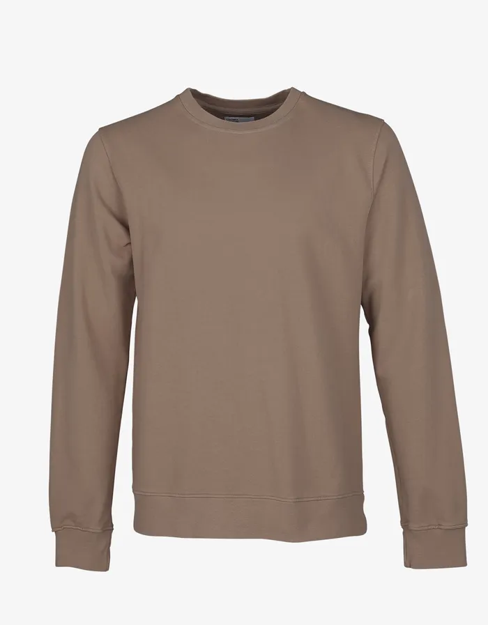 Crewneck Sweatshirts Classic Organic Crew 8211 Warm Taupe Colorfulstandard Men