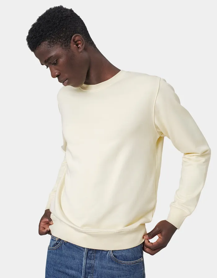 Crewneck Sweatshirts Classic Organic Crew 8211 Warm Taupe Colorfulstandard Men