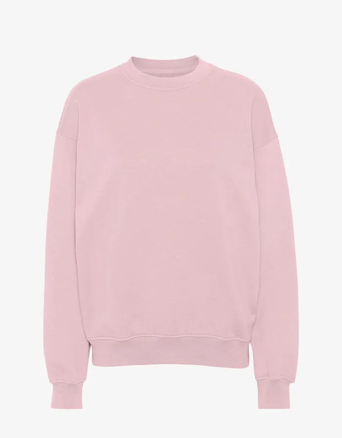 Crewneck Sweatshirts Colorfulstandard Women Organic Oversized Crew 8211 Faded Pink