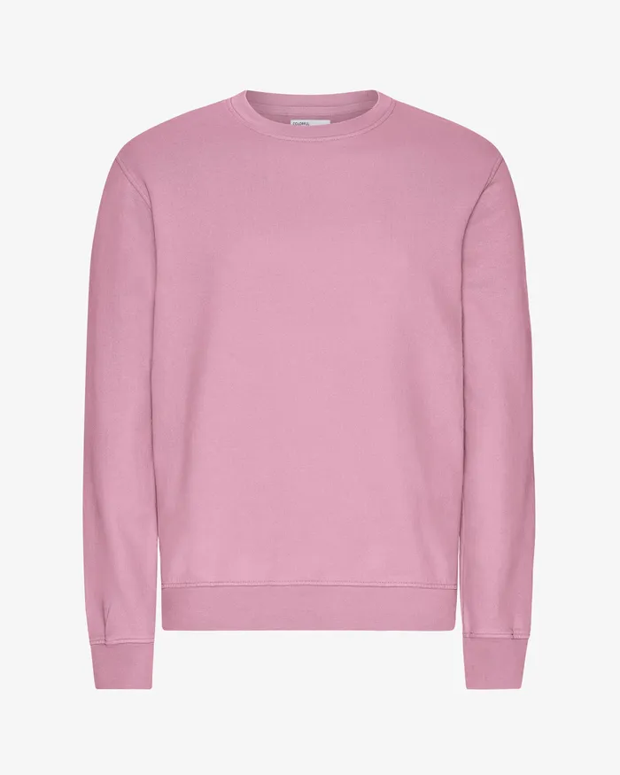 Crewneck Sweatshirts Men Classic Organic Crew 8211 Cherry Blossom Colorfulstandard
