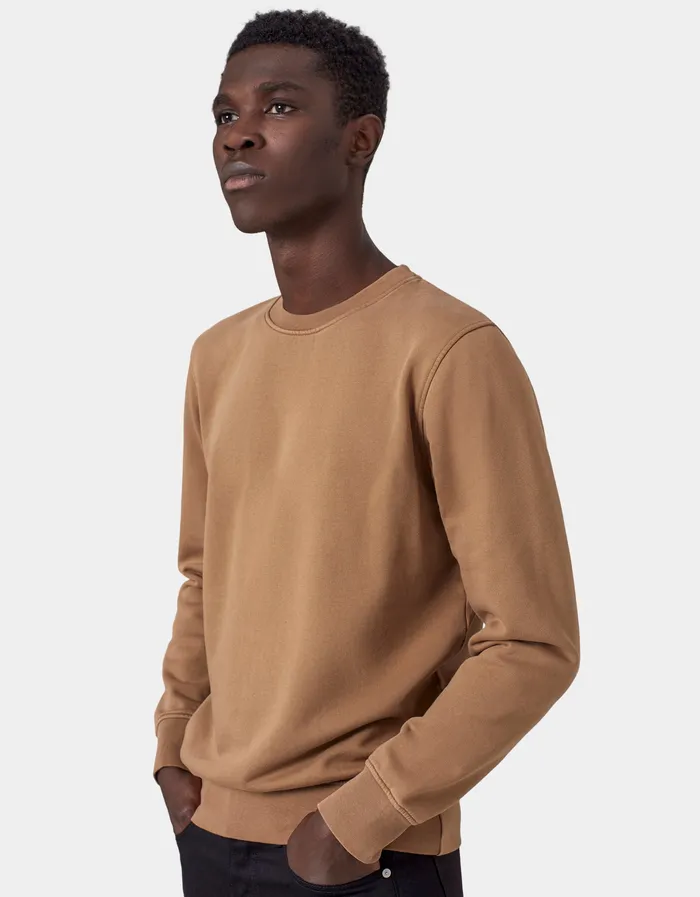 Crewneck Sweatshirts Men Classic Organic Crew 8211 Cherry Blossom Colorfulstandard