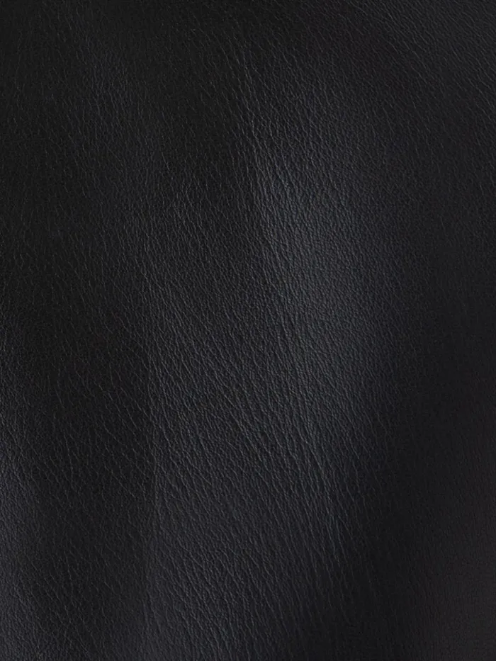 Cropped Leather Jacket Black Women Akris Jackets