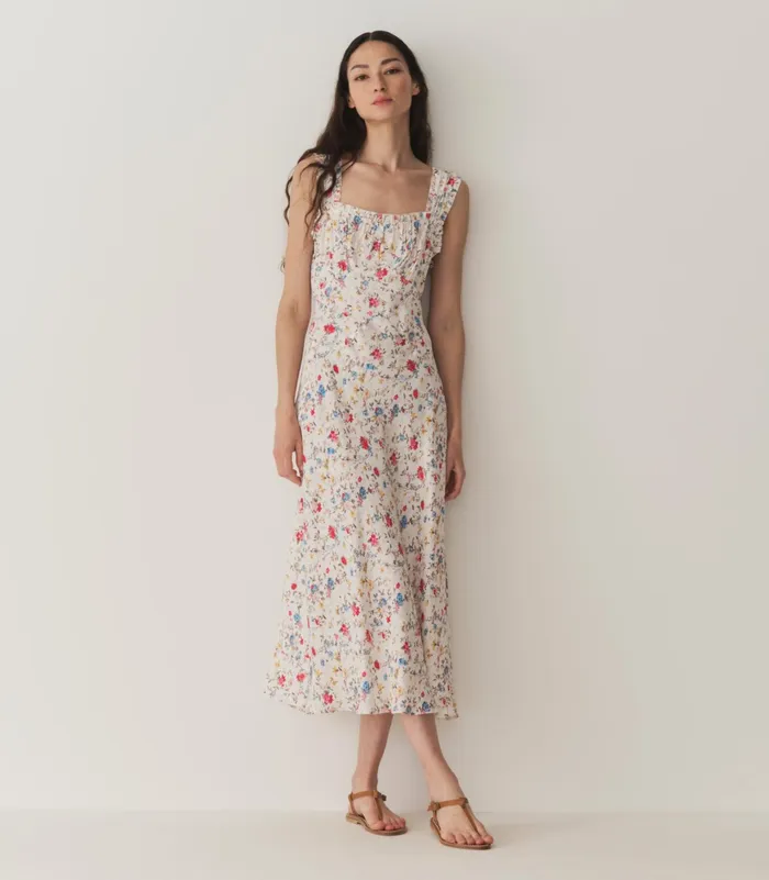 DEN Ascella Dress Blanc Flowering Meadow Women Dresses