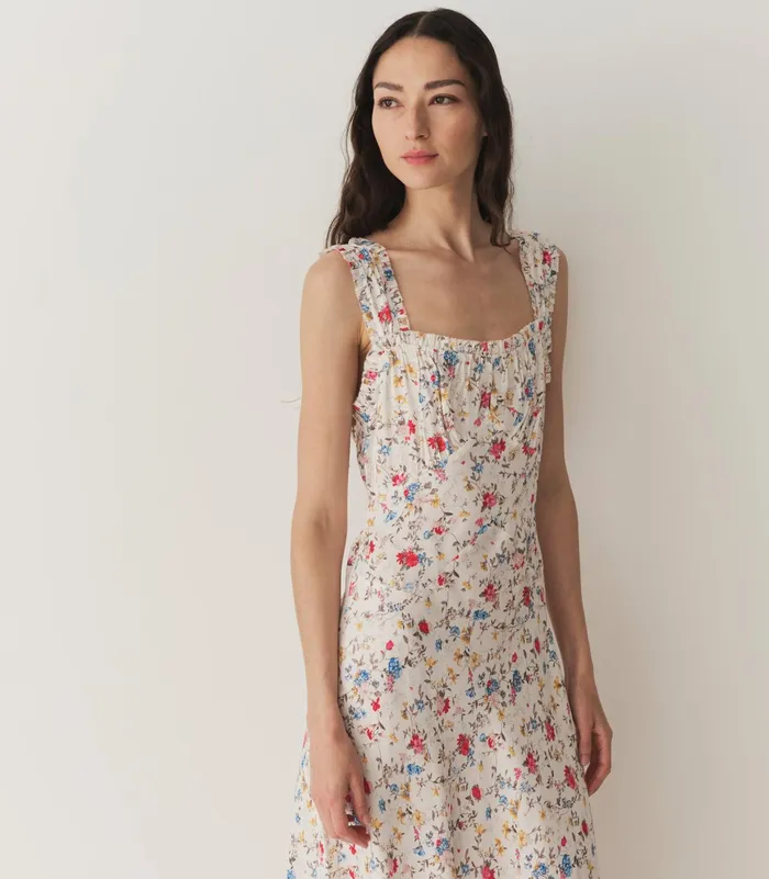 DEN Ascella Dress Blanc Flowering Meadow Women Dresses