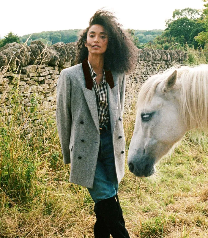 DEN Duccio Jacket Castle Grey Women Coats and Jackets
